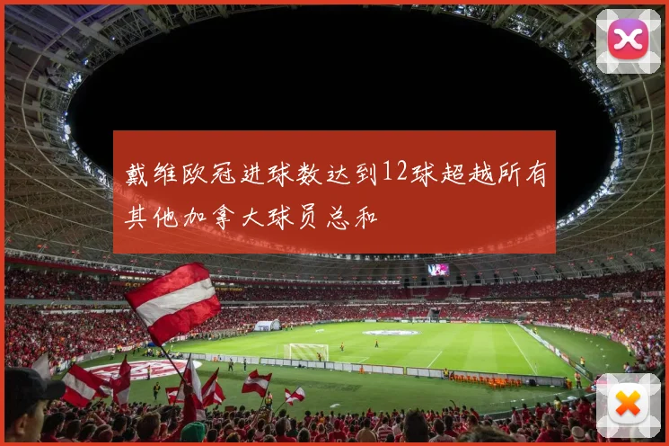 戴维欧冠进球数达到12球超越所有其他加拿大球员总和